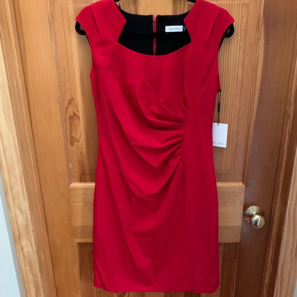 Calvin Klein Red Dress. BNWT